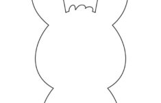 Easter Bunny Stencil - 10 Free Pdf Printables | Printablee inside Easter Bunny Stencil Printable