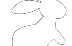 Easter Bunny Templates &amp; Outlines - 53 Free Pages | Printabulls in Printable Easter Bunny Silhouette