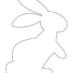 Easter Bunny Templates & Outlines   53 Free Pages | Printabulls Inside Printable Easter Bunny Pattern