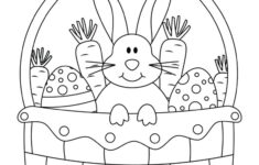 Easter Coloring Pages - 51 Free Printables | Printabulls for Easter Basket Coloring Page Printable