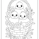 Easter Coloring Pages (Free Printables) For Free Printable Easy Easter Coloring Pages