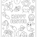 Easter Coloring Pages (Free Printables) Pertaining To Printable Color Pages For Easter