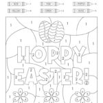 Easter Colornumber   10 Free Printable Pages | Printabulls For Free Easter Color By Number Printable