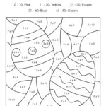 Easter Colornumber   10 Free Printable Pages | Printabulls In Easter Color By Number Free Printable
