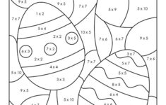 Easter Colornumber - 10 Free Printable Pages | Printabulls with Free Printable Easter Color By Number