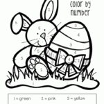 Easter Colornumbers   Best Coloring Pages For Kids With Easter Printable Color By Number