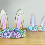 Easter Craft: Make A Bunny Crown In 5 Steps With Our Free Printable Pertaining To Free Printable Easter Bunny Crafts