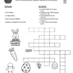 Easter Crossword Puzzle • Beeloo Printable Crafts And Activities Throughout Easy Easter Crossword Puzzles Printable