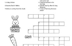 Easter Crossword Puzzle • Beeloo Printable Crafts And Activities throughout Easy Easter Crossword Puzzles Printable