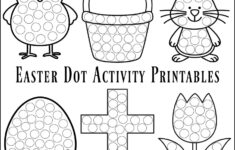Easter Dot Activity Printables - The Resourceful Mama throughout Easter Do A Dot Printable