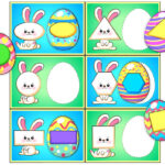Easter Egg And Bunny Shape Matching Activity For Preschoolers In Easter Bunny Printable Activities