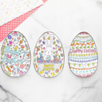 Easter Egg Cards (Free Printables)   The Best Ideas For Kids For Printable Easter Eggs Cards