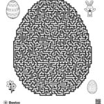 Easter Egg Maze Intended For Printable Easter Maze