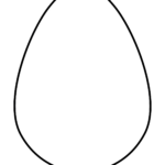 Easter Egg Template   35 Printable Stencils & Cutouts   World Of With Regard To Easter Eggs Shape Printable