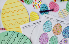 Easter Egg Template Free Printable - Childhood Magic within Easter Eggs Decoration Printable