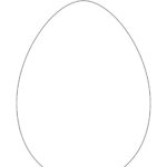 Easter Egg Template Free Printable   Childhood Magic Within Easter Eggs Shape Printable