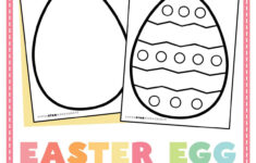 Easter Egg Template - Superstar Worksheets within Easter Eggs Decoration Printable