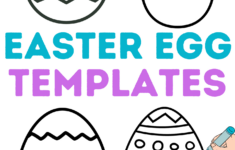 Easter Egg Template To Print – Crafty Morning inside Easter Printable