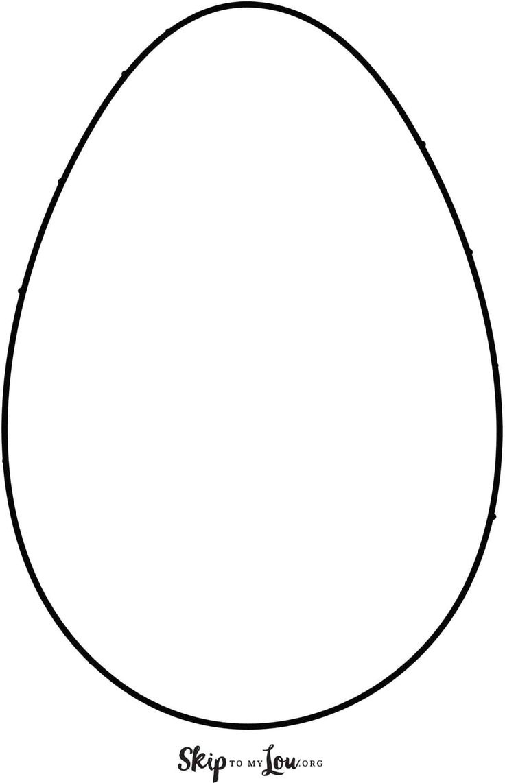 Easter Egg Templates With Pictures For Fun Easter Crafts | Skip To with Large Printable Easter Eggs
