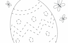 Easter Egg Tracing Printable intended for Printable Easter Eggs Tracing