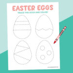 Easter Egg Tracing Worksheet   Hey Let'S Make Stuff In Printable Easter Eggs Tracing