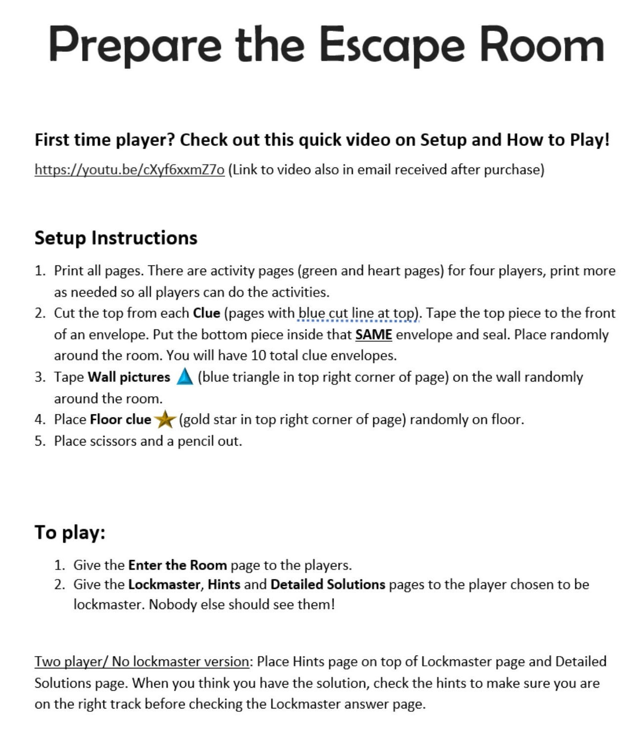 Easter Escape Room Game. Bible Kids And Family Printable Party within Easter Escape Room Free Printable