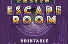Easter Escape Room [Printable] inside Easter Escape Room Free Printable