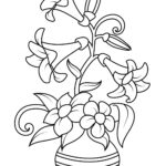 Easter Flowers   Coloring Pages For Kids | Free And Easy Print Or With Regard To Easter Lily Coloring Page Printable