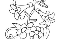 Easter Flowers - Coloring Pages For Kids | Free And Easy Print Or with regard to Easter Lily Coloring Page Printable