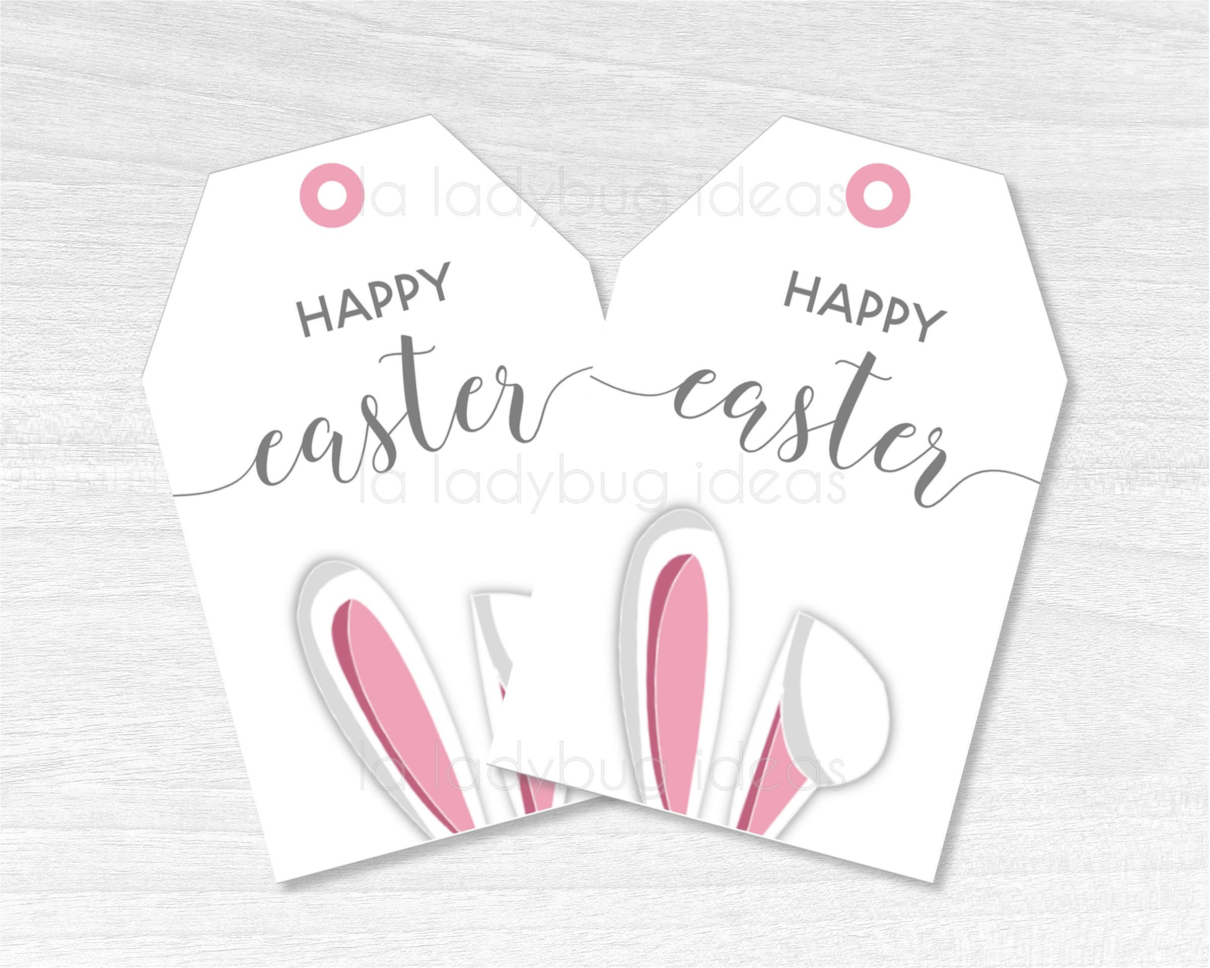 Easter Gift Tags. Basket Tags For Easter. Printable Pdf. Instant intended for Printable Easter Basket Tags