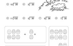 Easter Math Worksheets - Division Worksheet - Tim'S Printables with regard to Easter Math Printable