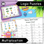 Easter Multiplication Math Logic Puzzle Enrichment Activity   Classful Within Printable Easter Logic Puzzles
