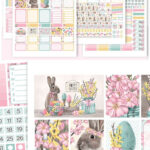 Easter Planner Stickers Printable, Easter Weekly Stickers Kit Intended For Free Printable Easter Planner Stickers