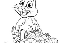 Easter Rabbit Clipart Black And White Stock Photos &amp; Images - Alamy regarding Printable Easter Bunny Clipart Black and White