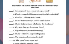 Easter Riddle Me This Game Printable, Easter Party Game, Easter for Easter Riddles Printable