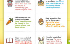 Easter Scavenger Hunt For Kids - Free Printable Game - Pjs And Paint within Free Easter Basket Scavenger Hunt Printable