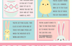 Easter Scavenger Hunt - Free Printable! - Happiness Is Homemade within Easter Scavenger Hunt Clues Free Printable