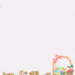 Easter Stationery Theme Free Digital Stationery With Regard To Easter Stationery Free Printable