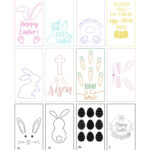 Easter Tags   300 Free Printable Gift Tags | Printabulls Regarding Free Printable Happy Easter Tags