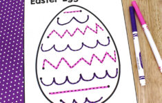 Easter Tracing Worksheets regarding Easter Tracing Printable