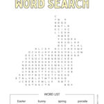Easter Word Search   Cute & Free Printables | Saturdaygift For Christian Easter Word Search Free Printable