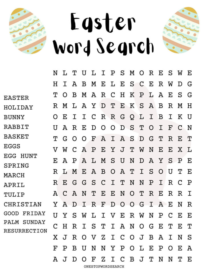 Printable Easter Puzzles For Adults