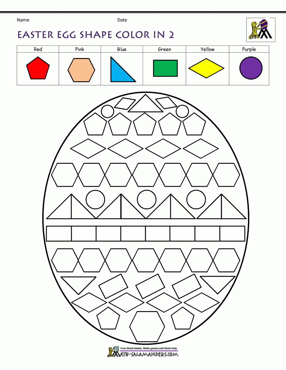 Easter Worksheets For Kids inside Free Easter Worksheets Printable