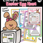 Escape Room Easter Egg Hunt (Spring Math) For Easter Escape Room Free Printable