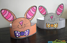 🐰 Free Printable Bunny Ears Easter Hat Template within Free Printable Easter Headband