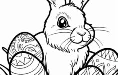 🐰 Hop To It! Free Printable Easter Bunny Coloring Pages 🎨 — Sew throughout Printable Easter Coloring