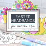 Five Printable Easter Headbands  Bunny Ears And More   The Kitchen Intended For Free Printable Easter Headband