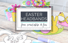 Five Printable Easter Headbands- Bunny Ears And More - The Kitchen intended for Free Printable Easter Headband