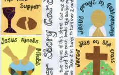 Flame: Creative Children'S Ministry: Easter Story Picture Card within Easter Story Cards Printable