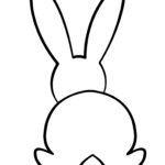 Free Bunny Outlines (Printable Templates)   Crafty Morning In Free Printable Template Of Easter Bunny